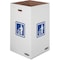 Bankers Box 42 gal Square Cardboard Disposable Can, White, 18.4 in, 10 PK FEL7320101 - alternate 1